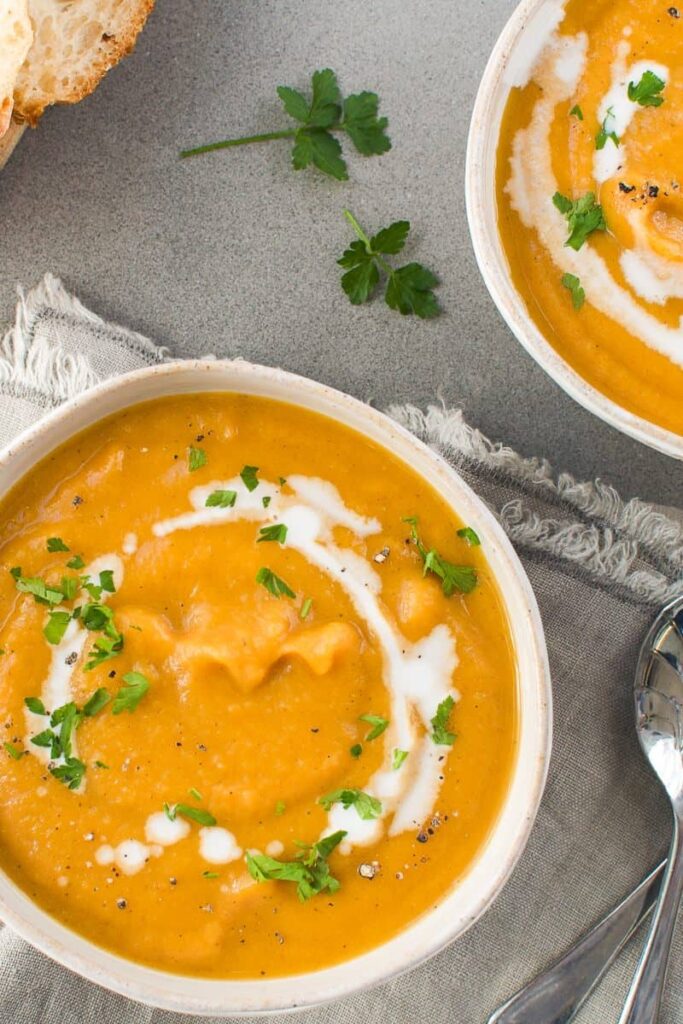 Sweet Potato Pumpkin Soup